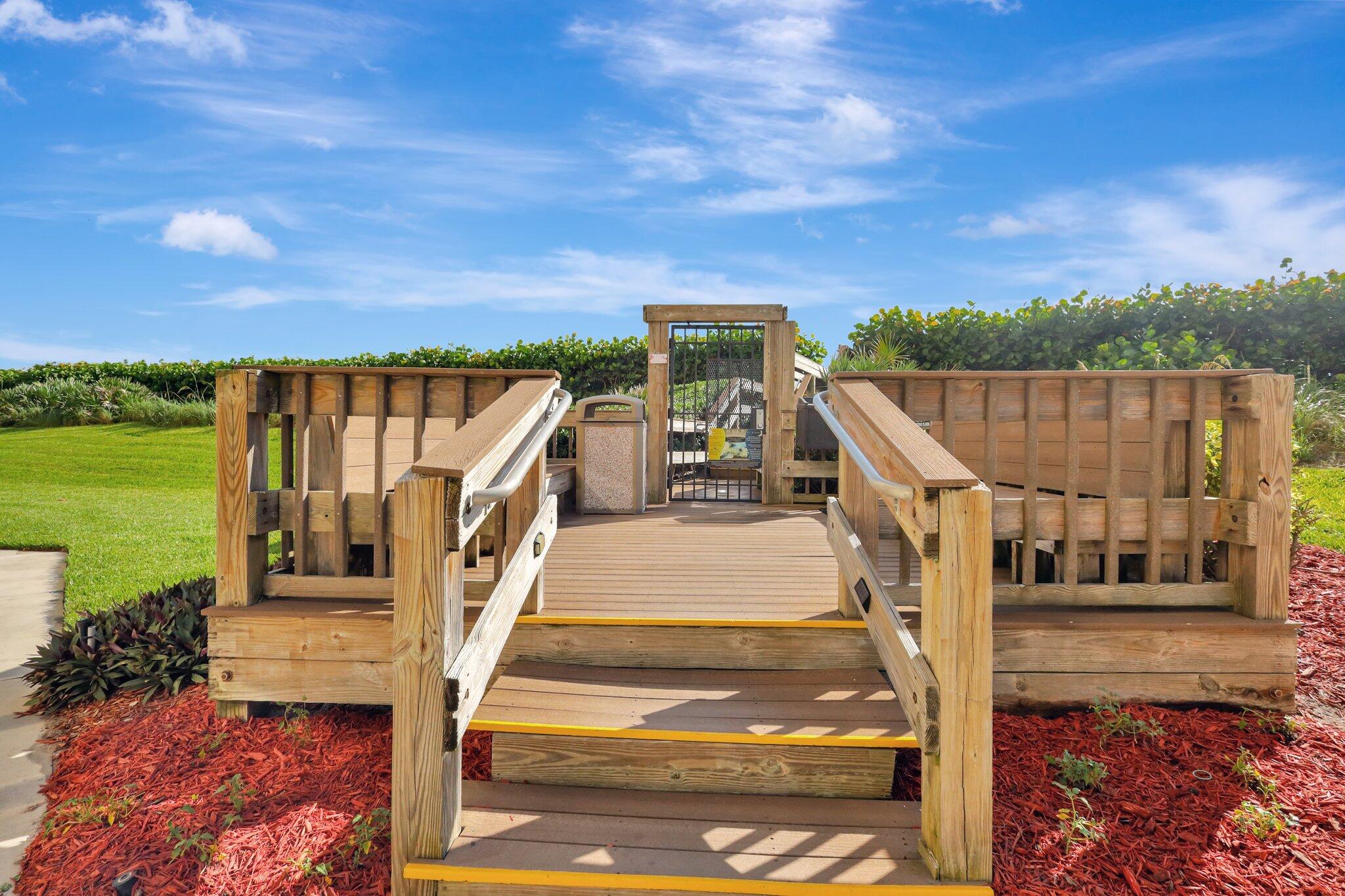 9500 South Ocean Drive, Unit PH10 Jensen Beach, FL 34957 - Photo 40 of 41 a view of a balcony with an ocean view