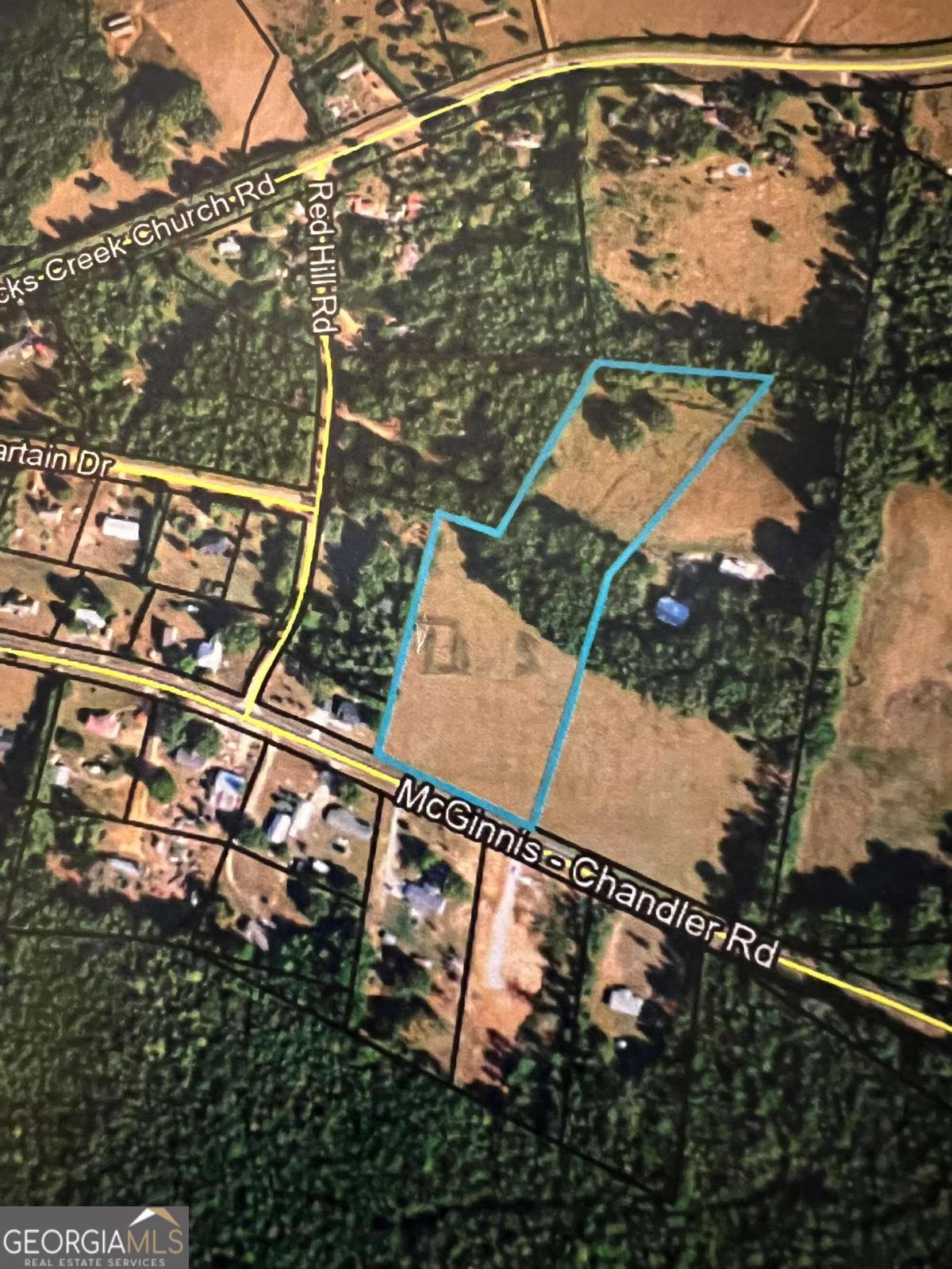 463 McGinnis Chandler Road Commerce, GA 30530 - Photo 2 of 2 an aerial view of a house