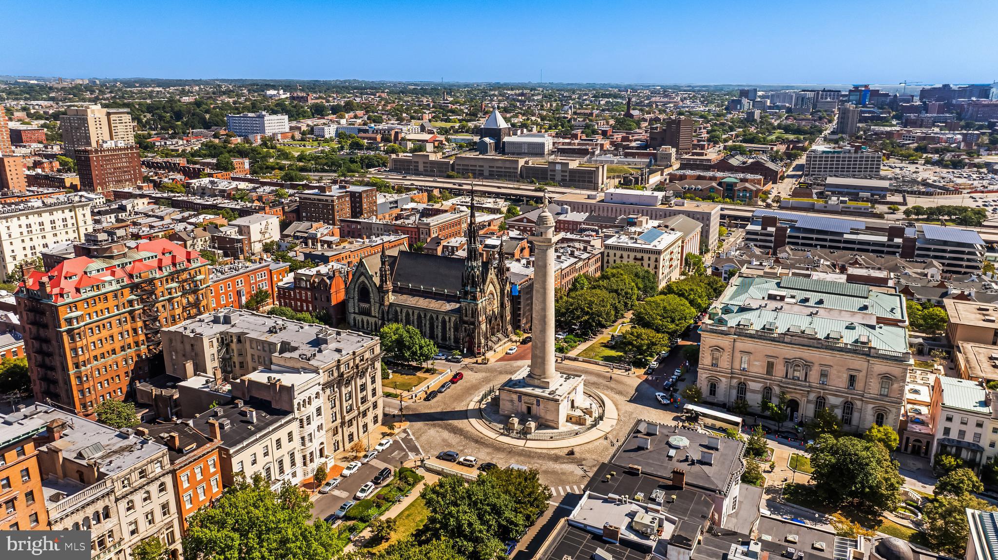 858 Tyson Street Baltimore, MD 21201 - Photo 19 of 20 an aerial view of multiple house