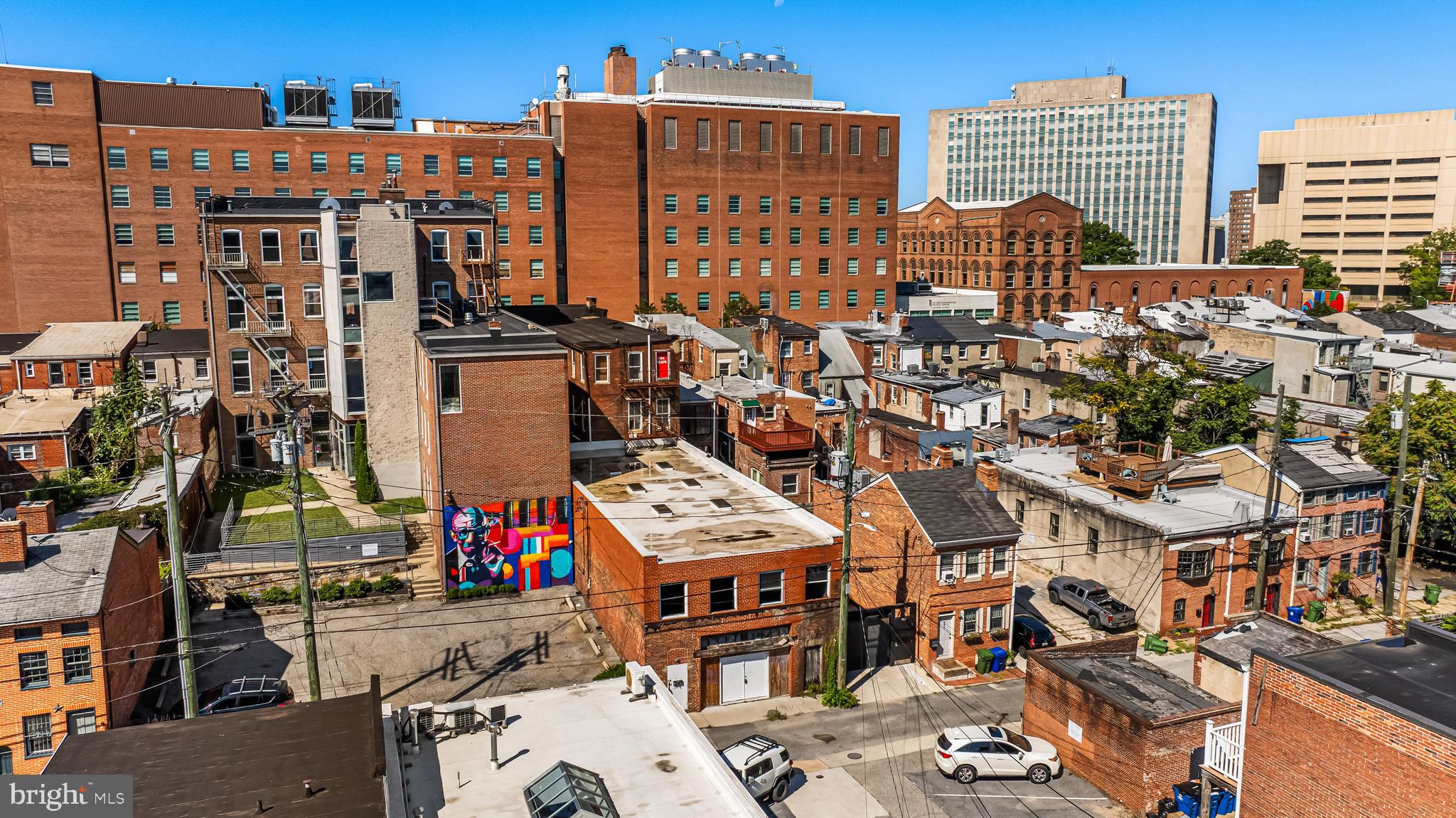 858 Tyson Street Baltimore, MD 21201 - Photo 4 of 20 a view of a city with tall buildings