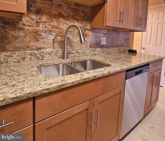 a close view of sink and tap