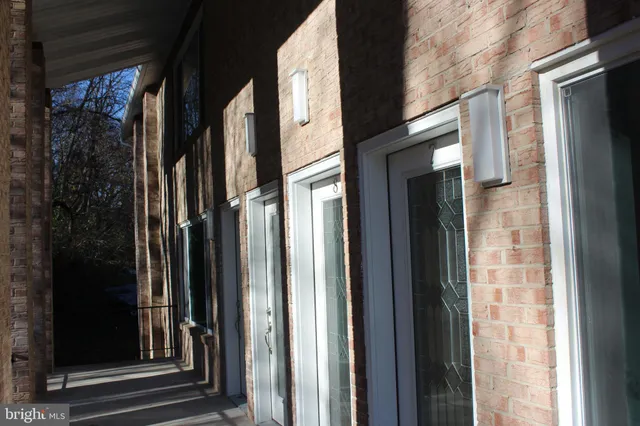 a view of a door of the house