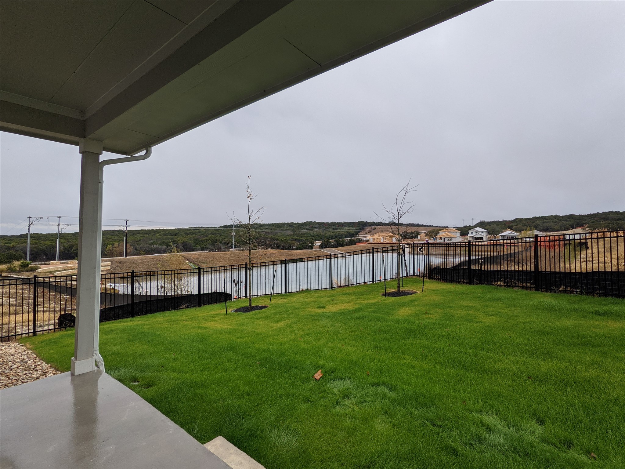 100 Montauk Loop Georgetown, TX 78628 - Photo 18 of 21 Enjoy tranquil water views from the comfort of your private covered patio.