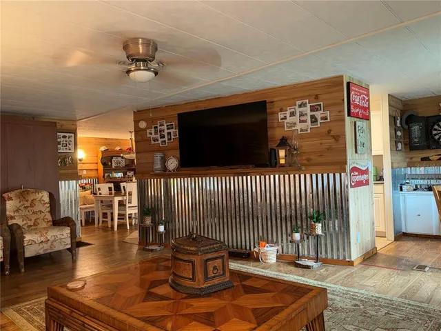 a front view of a house with livingroom