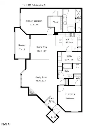 $269,900 | 1911 Falls Landing Drive, Unit 203, Raleigh, NC 27614