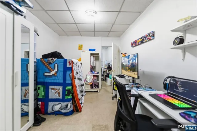 a view of gym equipment and children play room