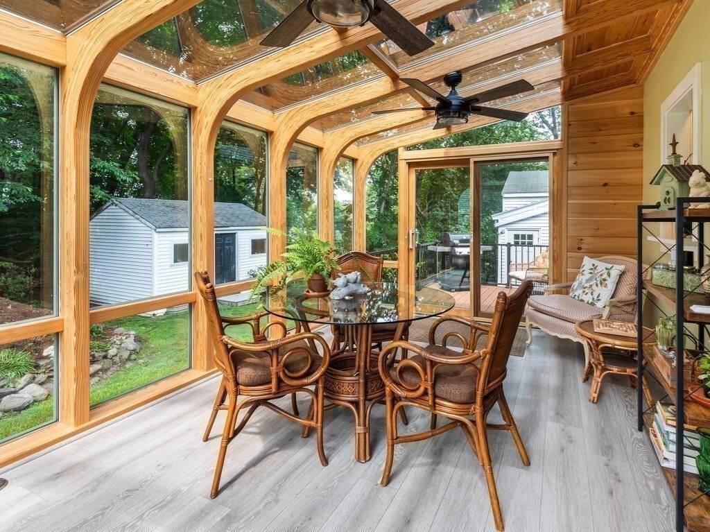 27 Whitla Drive Worcester, MA 01604 - Photo 20 of 38 a view of a dining room with furniture and wooden floor