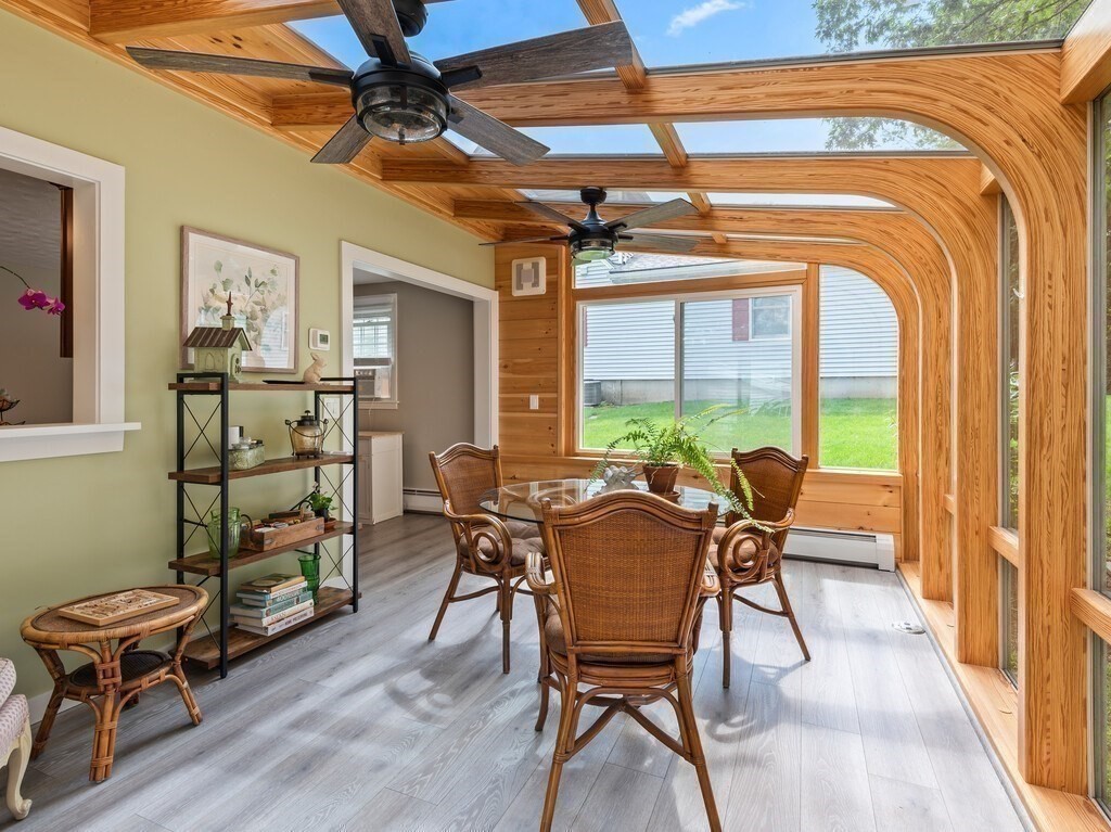 27 Whitla Drive Worcester, MA 01604 - Photo 21 of 38 a view of a dining room with furniture and windows