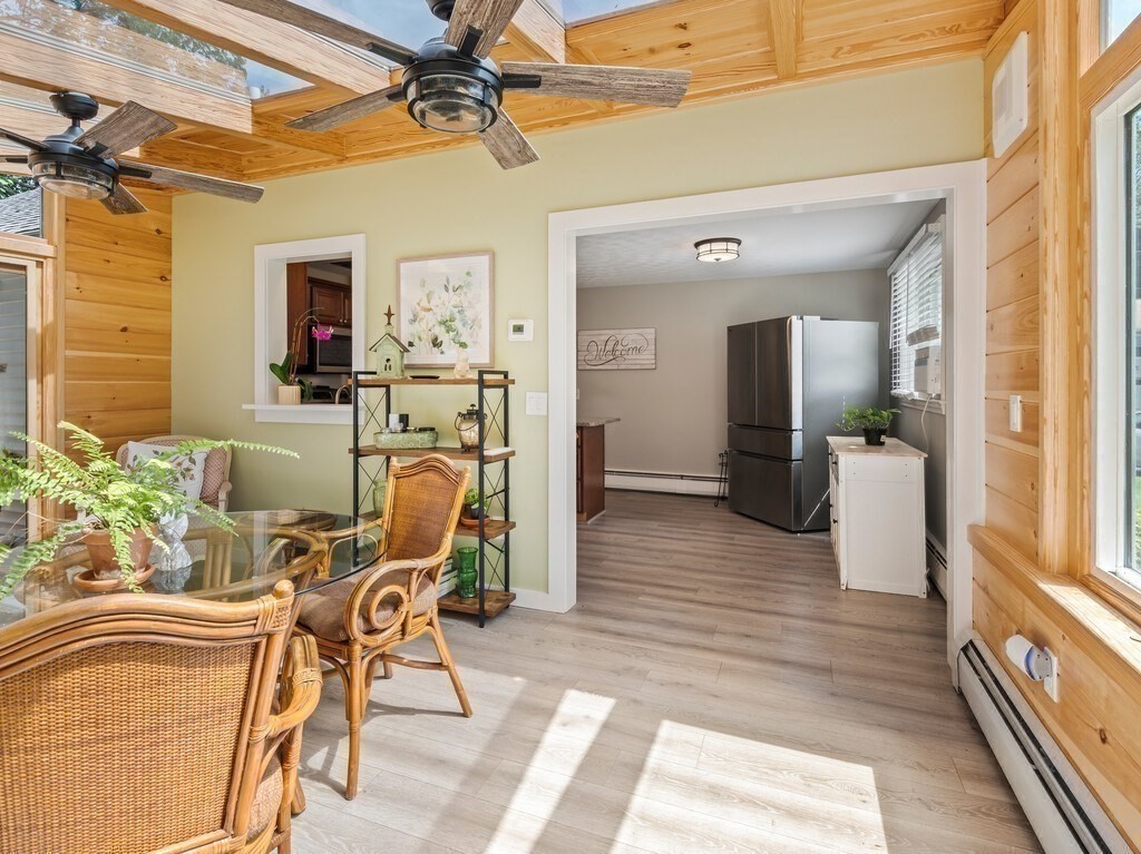 27 Whitla Drive Worcester, MA 01604 - Photo 23 of 38 a view of a dining room with furniture window and wooden floor