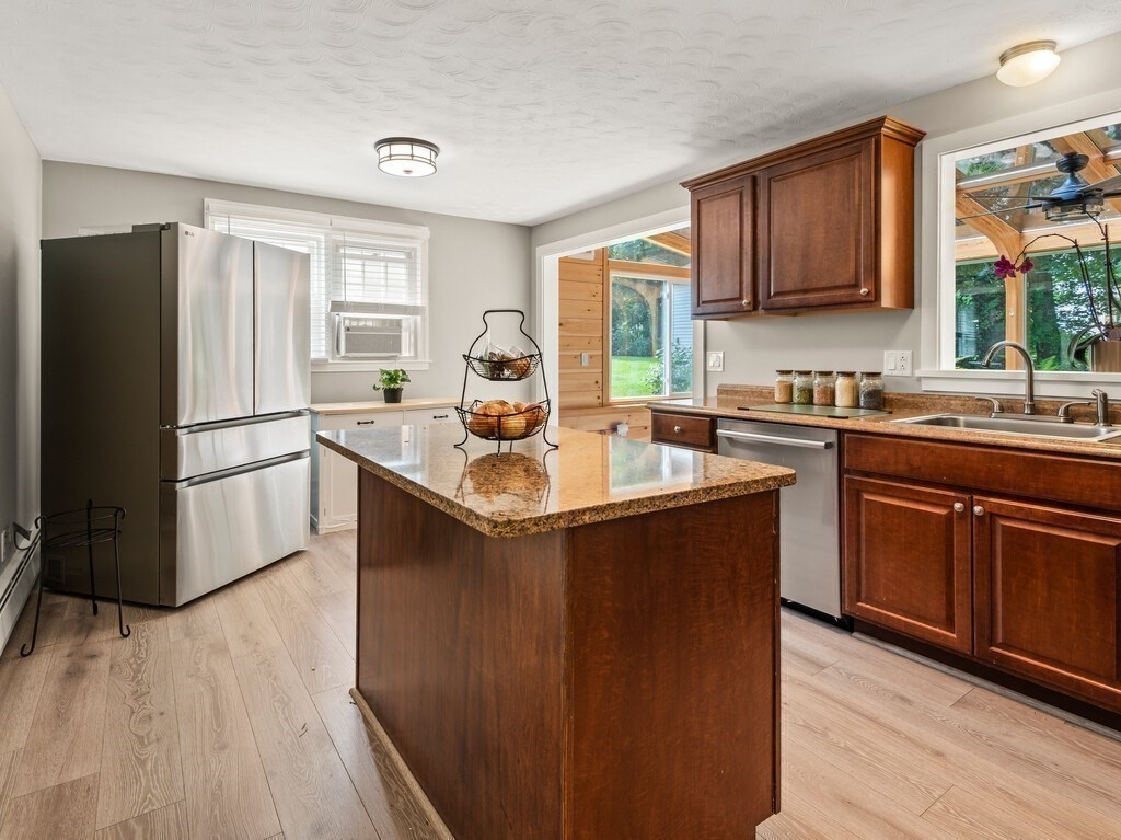 27 Whitla Drive Worcester, MA 01604 - Photo 6 of 38 a kitchen with a sink stove and refrigerator