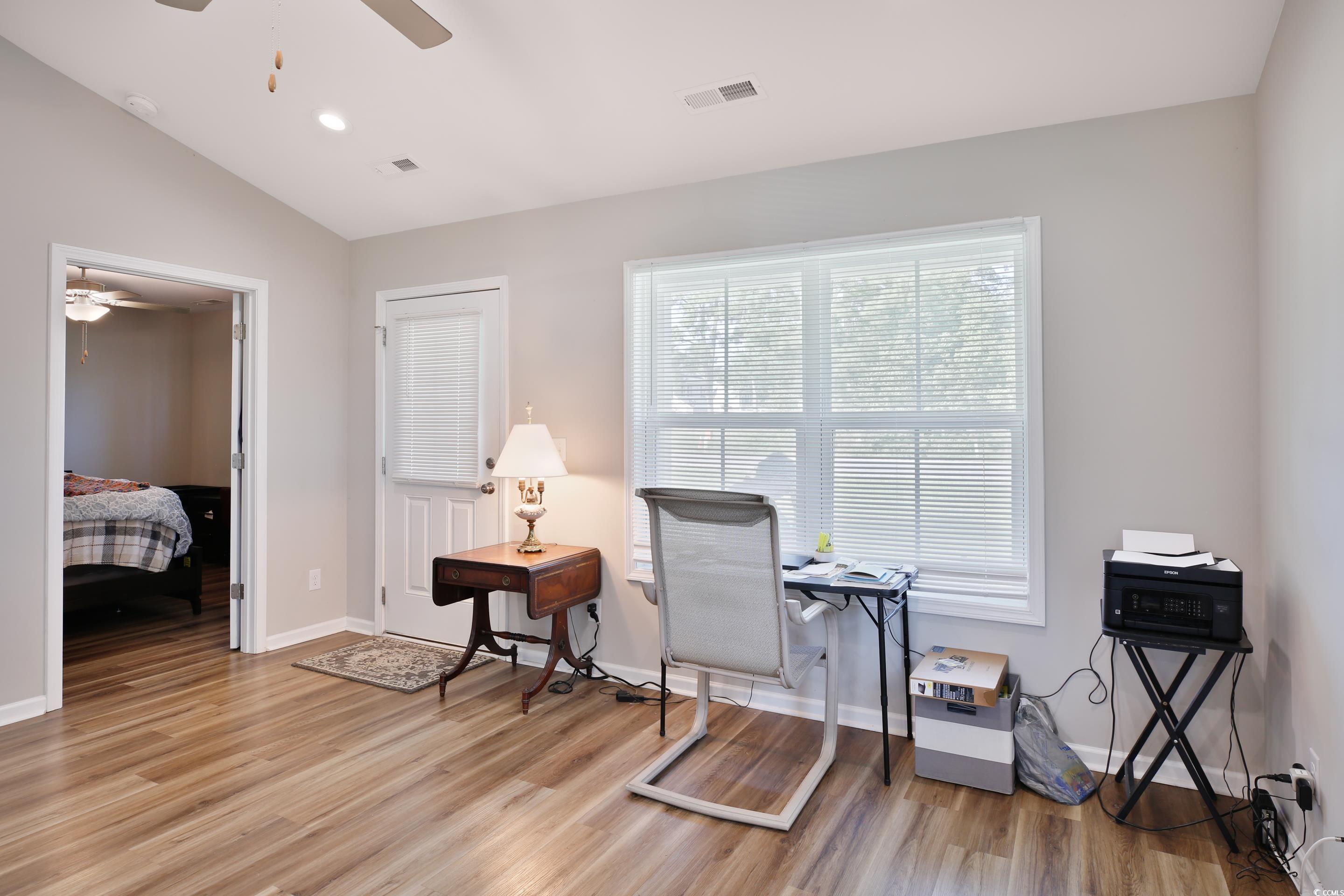 168 Rosedale Drive Aynor, SC 29511 - Photo 15 of 20 Sitting room featuring a ceiling fan, light wood-t