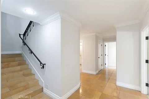 a view of an entryway with staircase