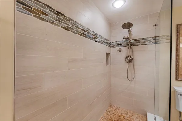 a view of a dining room with furniture window and chandelier