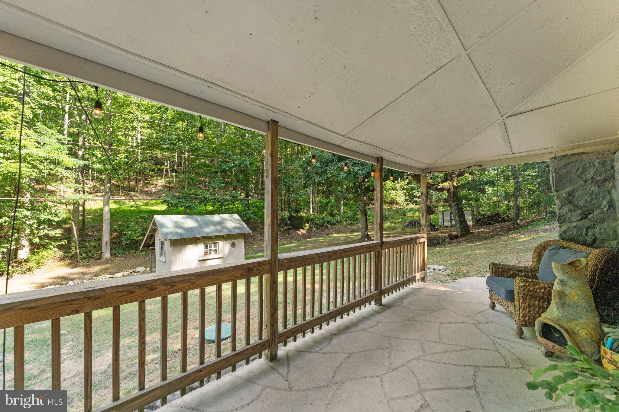 5459 Free State Road Marshall, VA 20115 - Photo 33 of 47 Covered Side Porch Overlooking Yard
