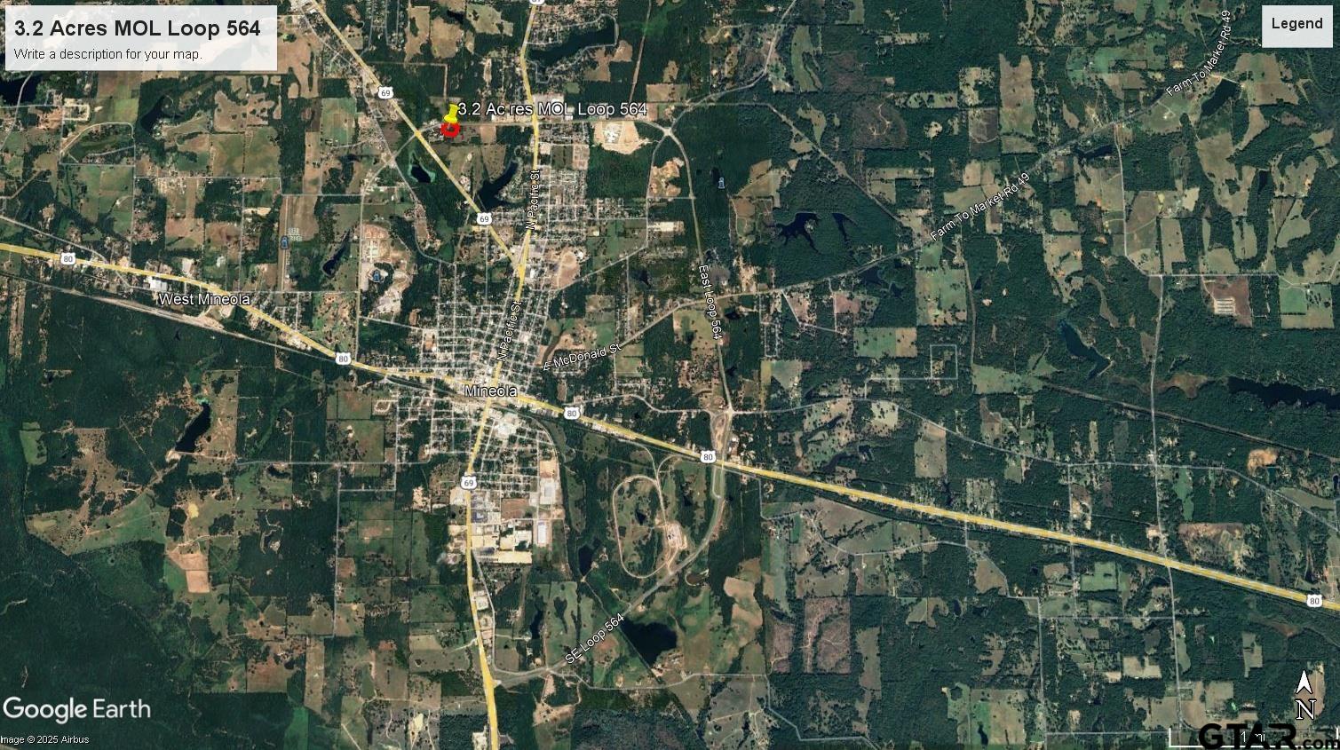 0 West Loop 564 Mineola, TX 75773 - Photo 4 of 4 a view of a city from a balcony