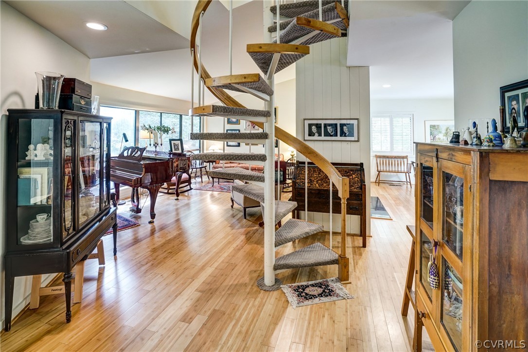 6 Broad Run Road Manakin-Sabot, VA 23103 - Photo 47 of 47 Spiral Staircase to Upstairs Bedrooms