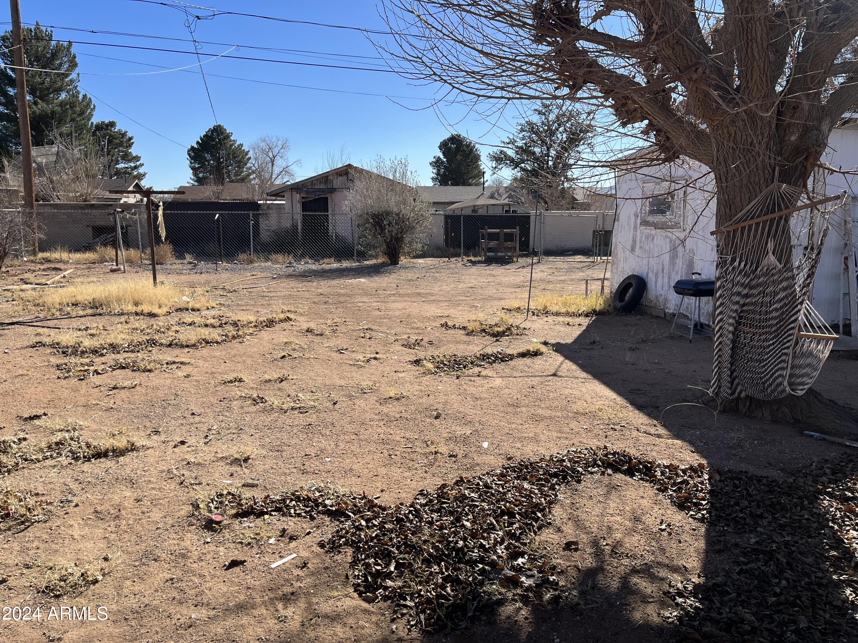 1517 East 9th Street Douglas, AZ 85607 - Photo 16 of 16 a view of a backyard of the house
