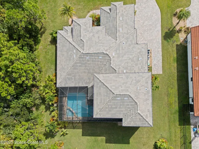 front view of a house with a small yard