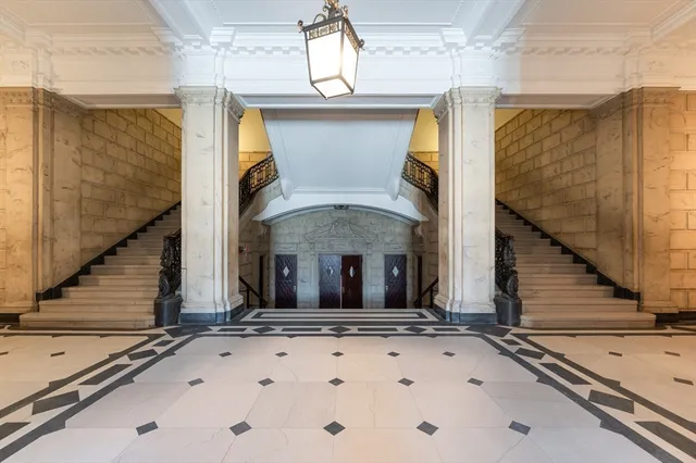 a view of a entryway