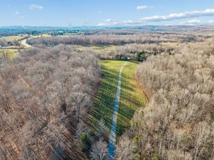 a view of a lake with a mountain
