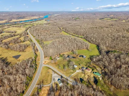 a view of an outdoor space and mountain view
