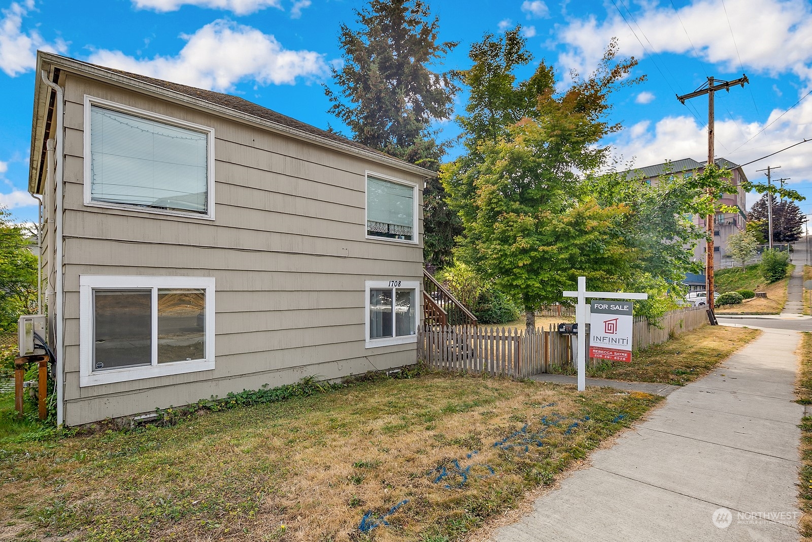 1708 35th Street Everett, WA 98201 - Photo 1 of 1 a backyard of a house with a garden
