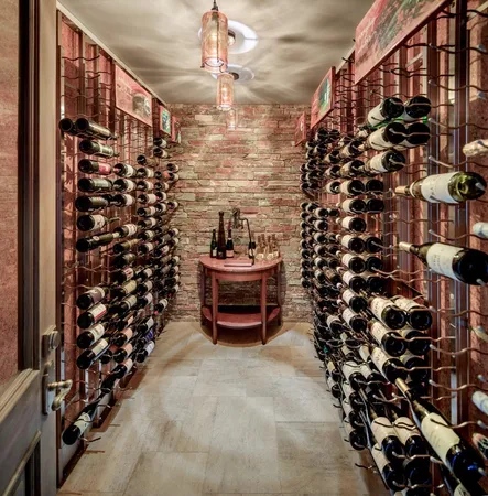 a view of a balcony with wooden floor and fence