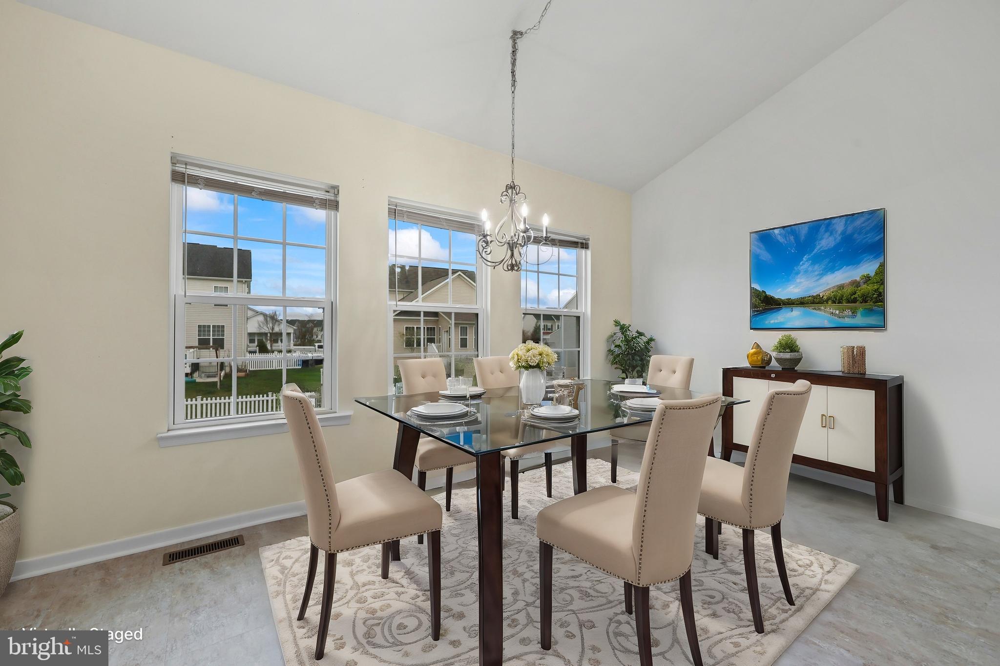 112 Northumberland Drive Stephenson, VA 22656 - Photo 16 of 58 a view of a dining room with furniture window and outside view