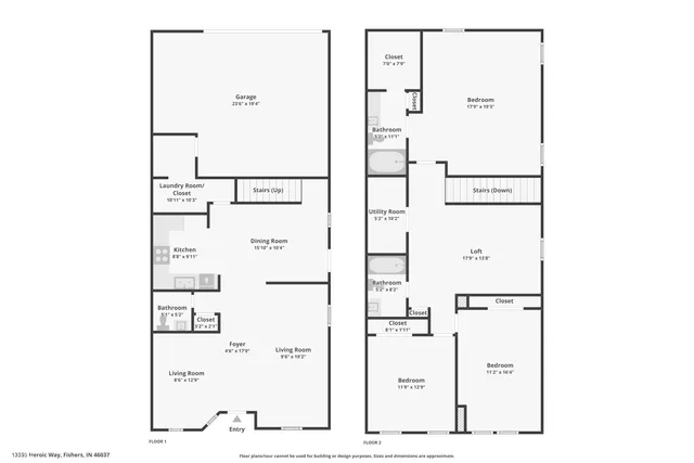 $295,000 | 13355 Heroic Way, Fishers, IN 46037