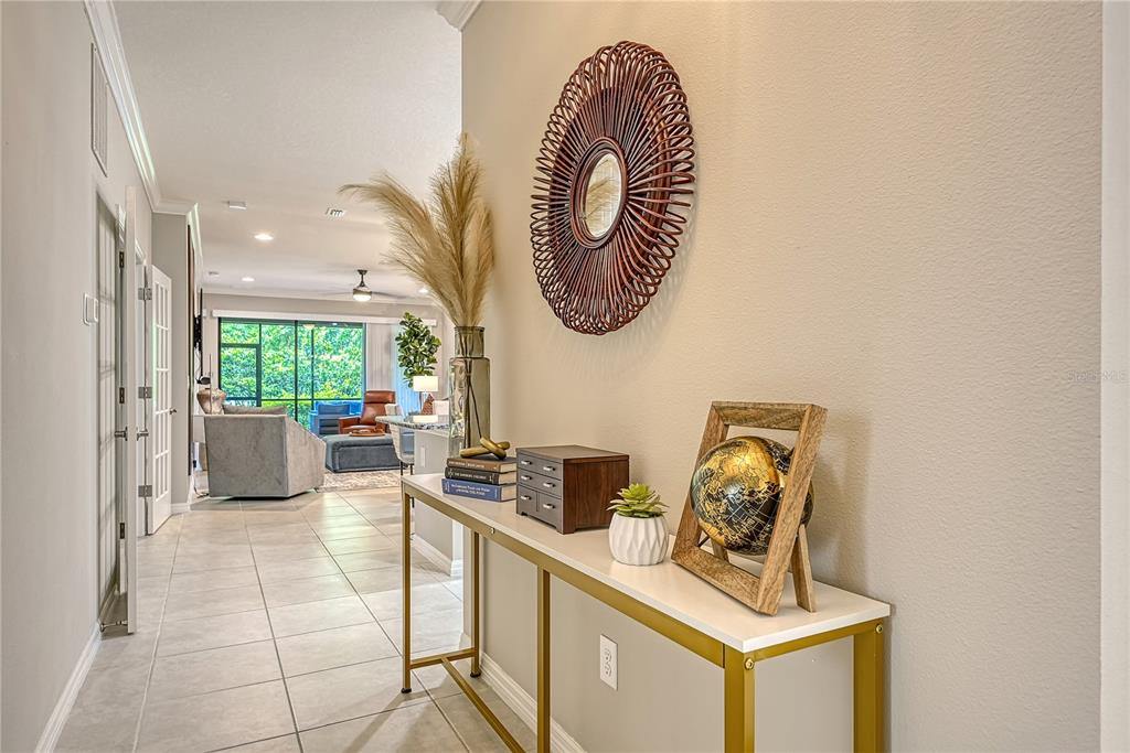 a very nice looking room with a large window