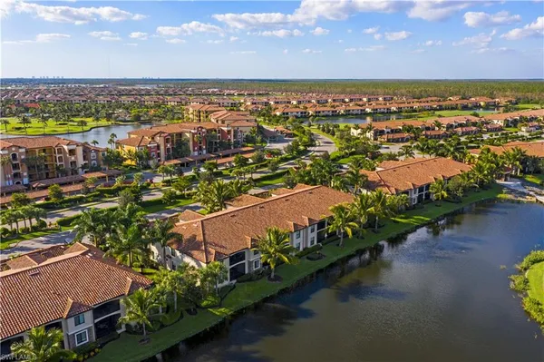 a view of a city with ocean view
