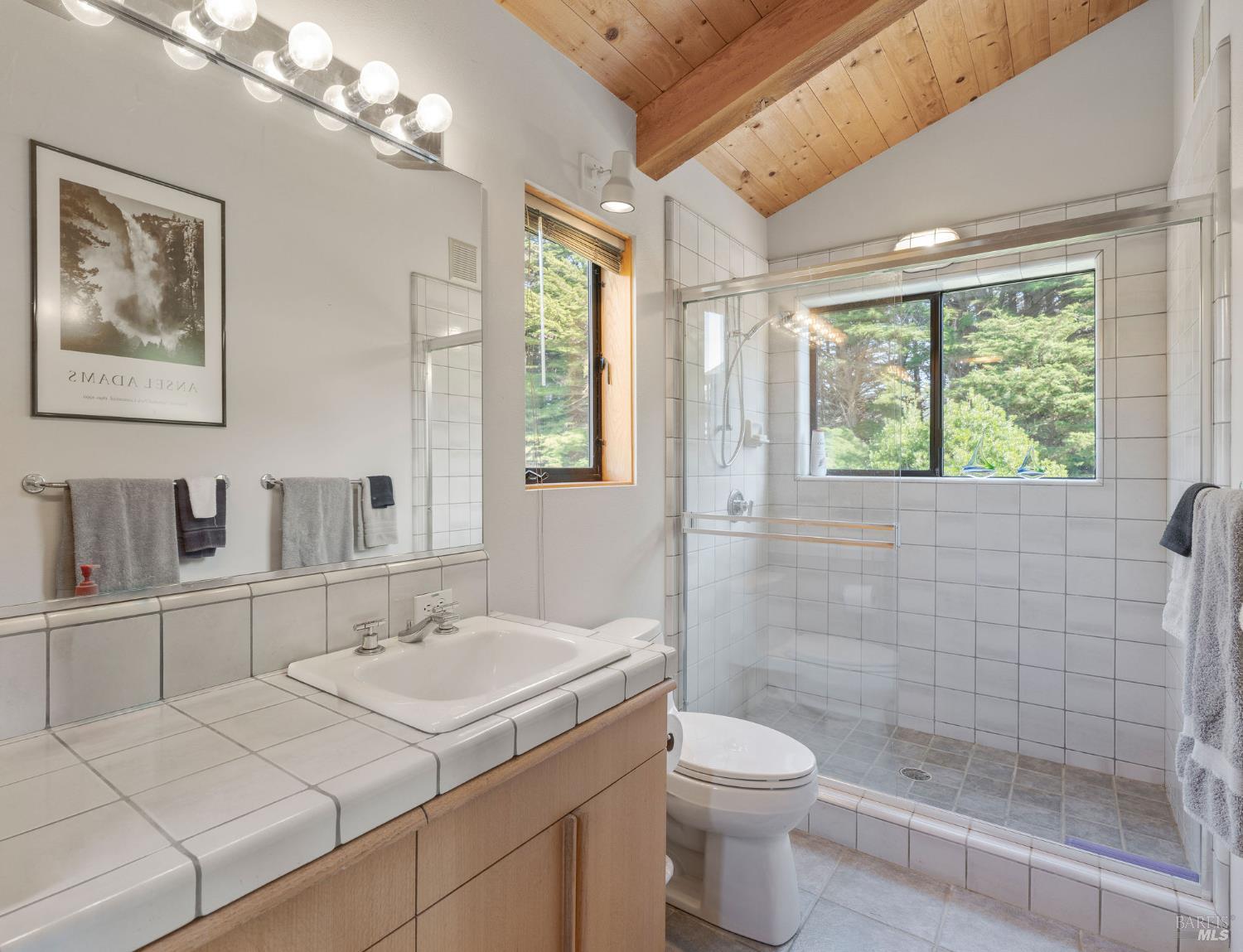 39574 Leeward Road The Sea Ranch, CA 95497 - Photo 25 of 72 a bathroom with a sink a toilet and shower