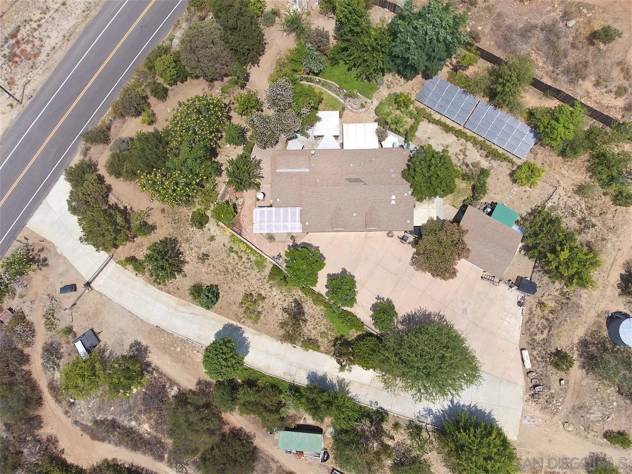 21851 Japatul Road Alpine, CA 91901 - Photo 1 of 52 an aerial view of a house