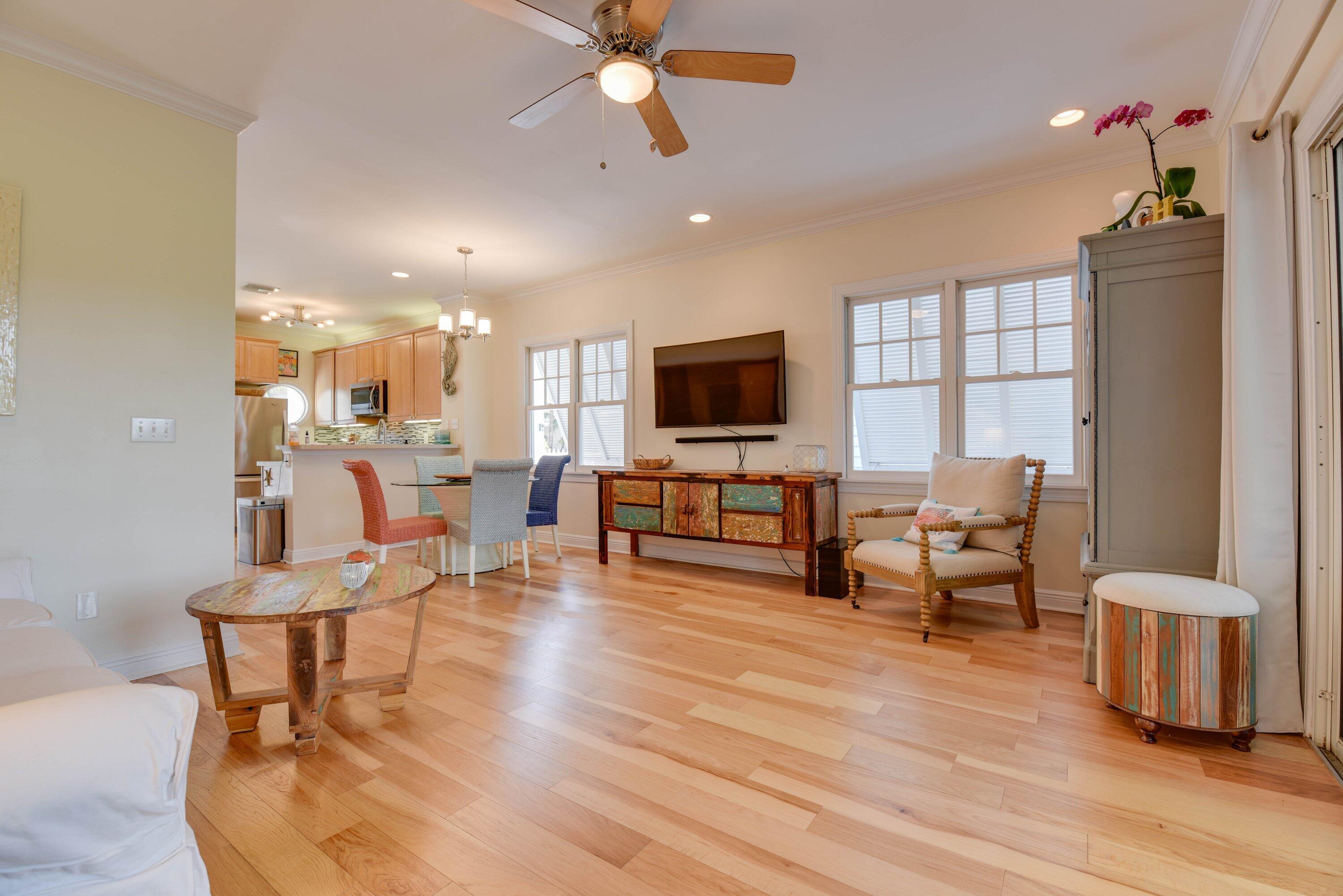 40 Spoonbill Way, Unit 1 Key West, FL 33040 - Photo 11 of 32 Living to Kitchen