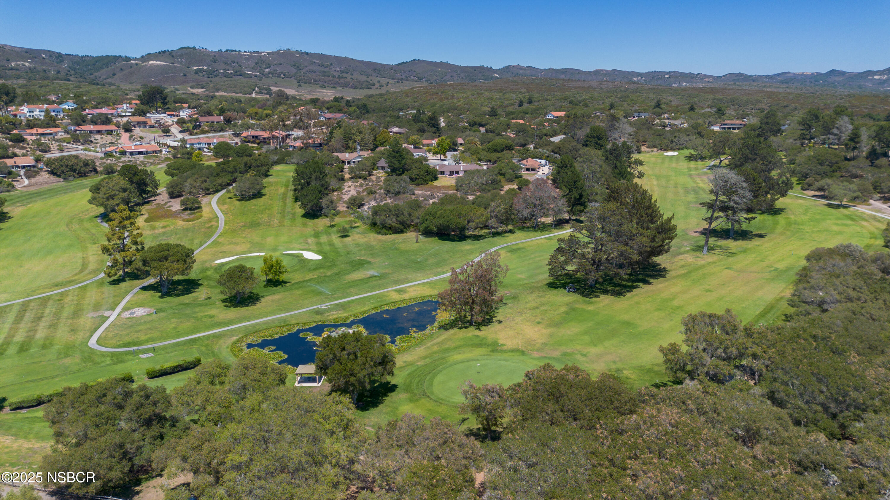 384 Falcon Crest Drive Lompoc, CA 93436 - Photo 19 of 22 a view of a town with mountains in the background