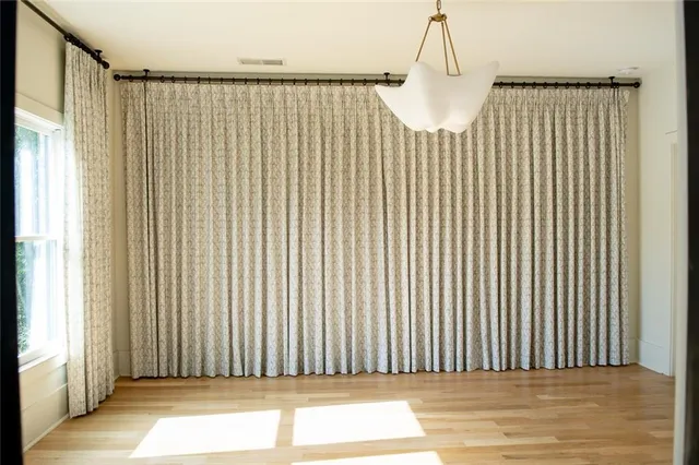 a view of empty room