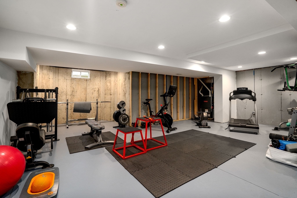 37 Oakridge Road Wellesley, MA 02481 - Photo 34 of 39 a view of a room with gym equipment
