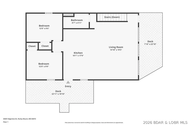 $510,000 | 30481 Edge View Drive, Rocky Mount, MO 65072
