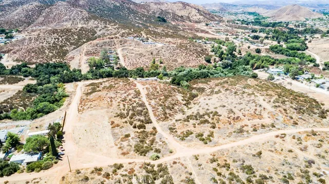 a view of a yard with pathway