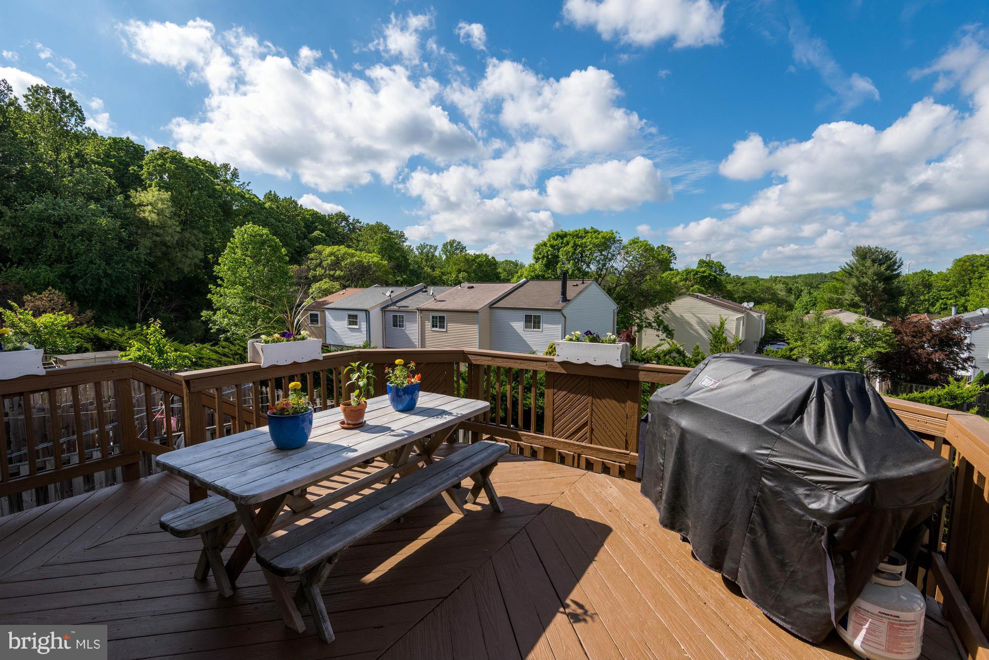 8300 Bark Tree Court Springfield, VA 22153 - Photo 19 of 24 Deck off Main Living Area