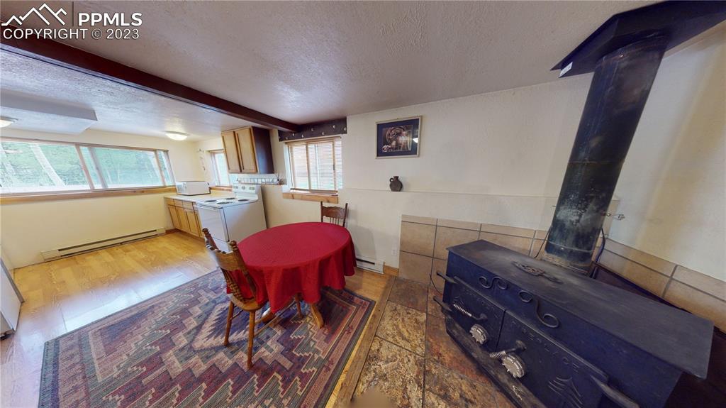 1011 Castle Ridge View Cripple Creek, CO 80813 - Photo 15 of 48 a living room with furniture and a wooden floor