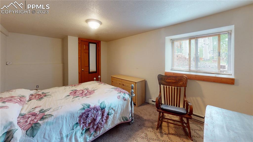 1011 Castle Ridge View Cripple Creek, CO 80813 - Photo 35 of 48 a bedroom with a bed and a window