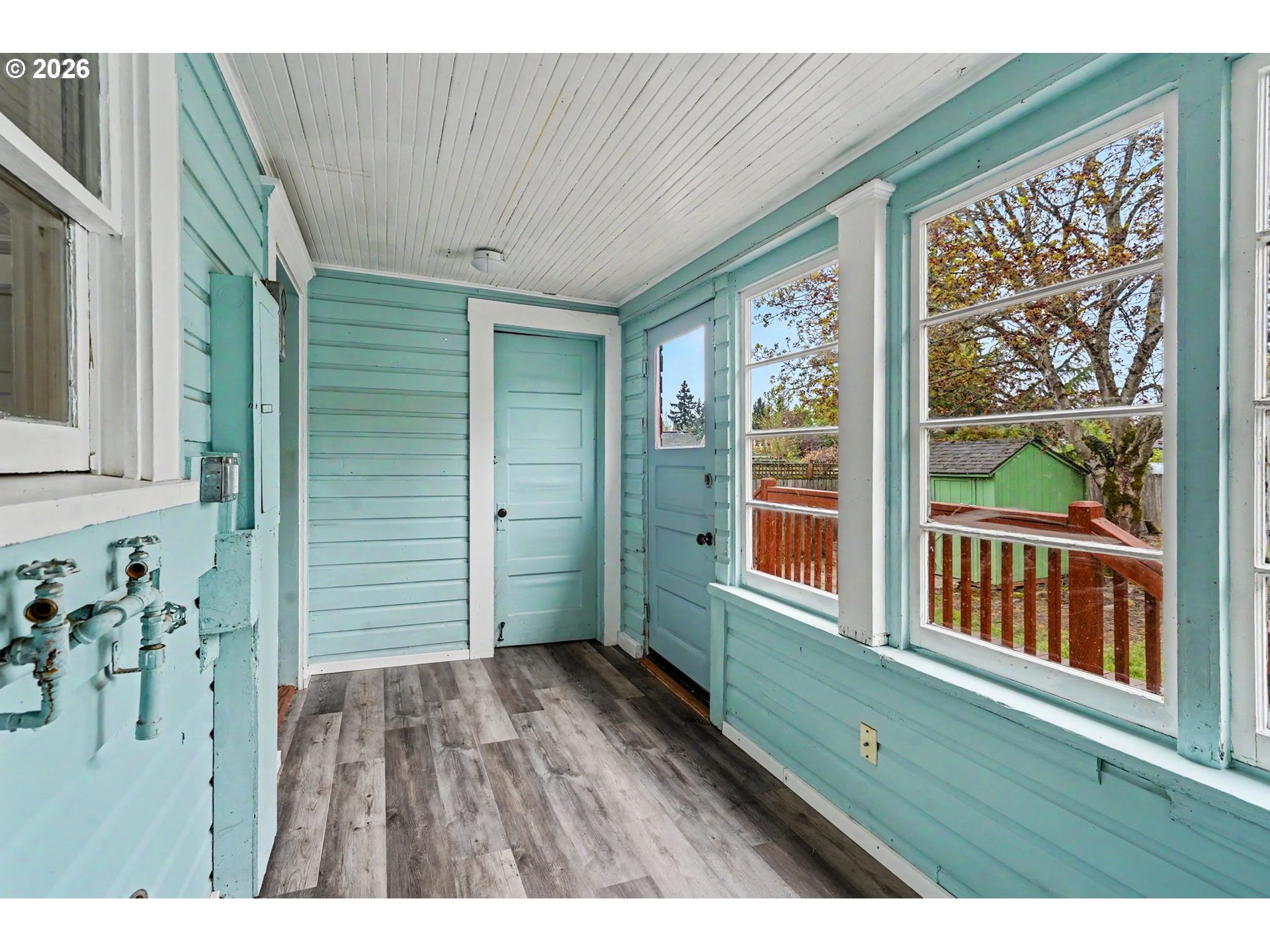 301 Orchard Street Silverton, OR 97381 - Photo 21 of 42 a view interior of a house with wooden floor windows and outdoor view