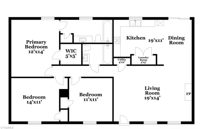 $1,648 | 135 West Lakefield Drive, Greensboro, NC 27406