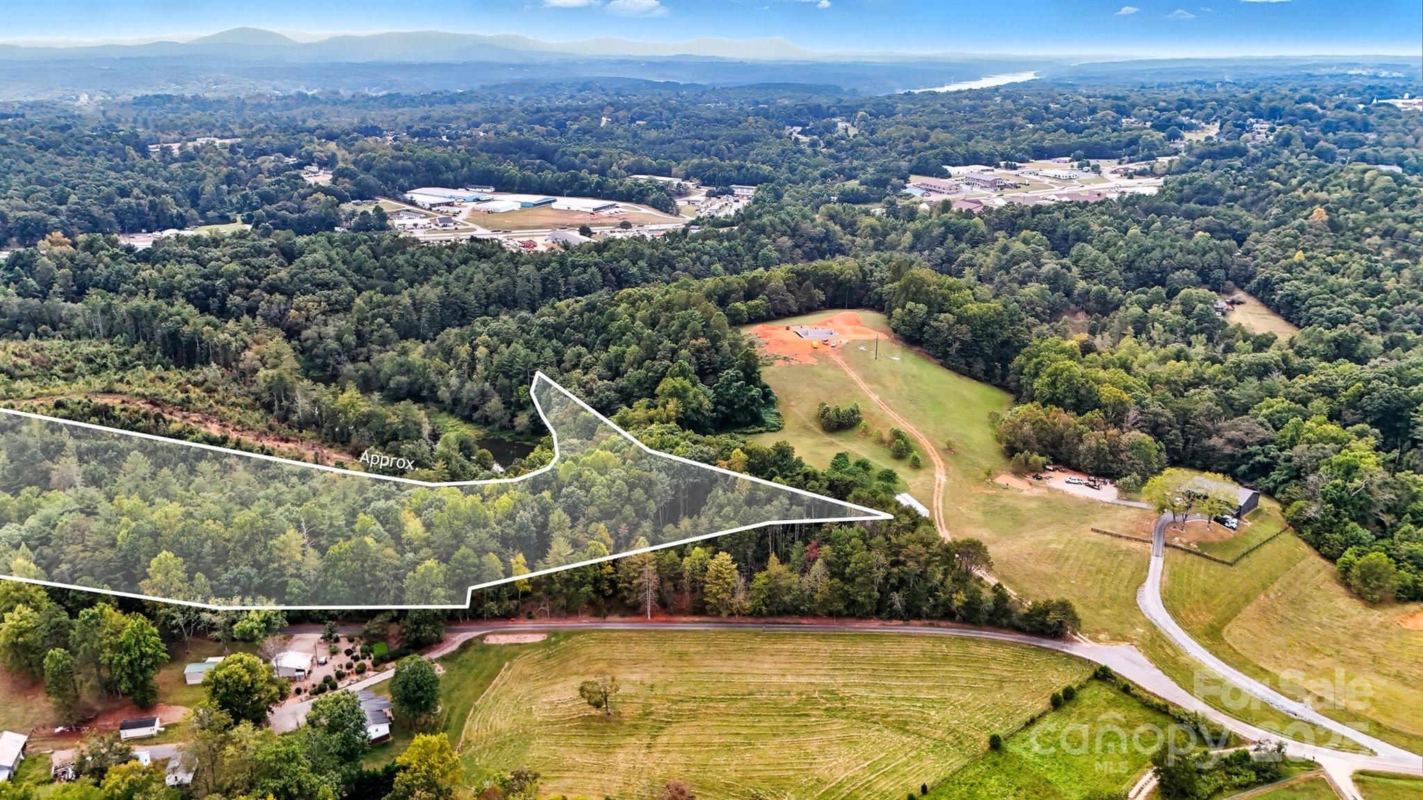 1 Myers Road Granite Falls, NC 28630 - Photo 13 of 13 an aerial view of residential houses with outdoor space and seating