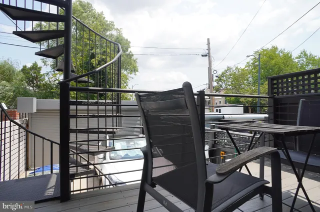 a view of balcony and deck