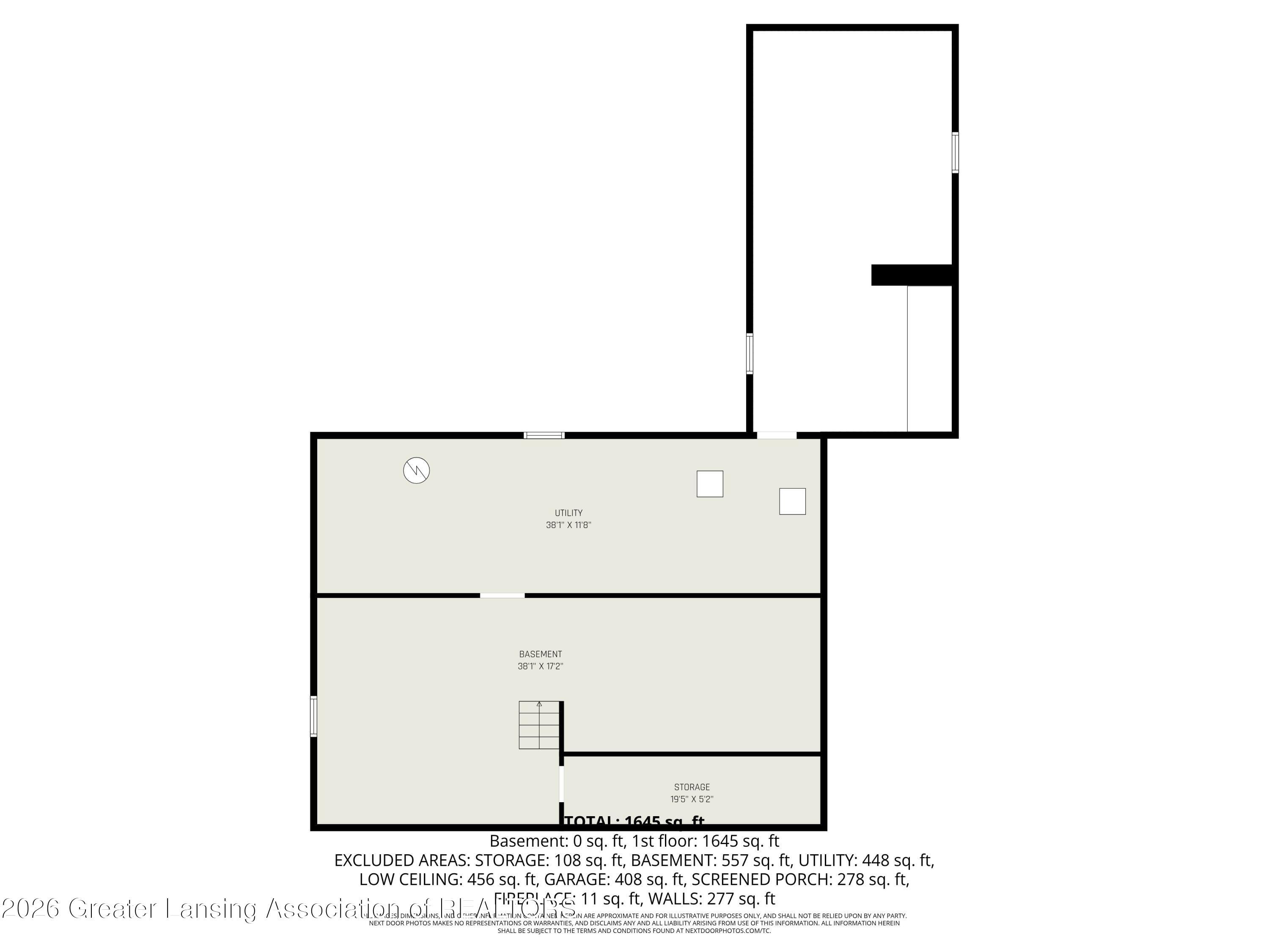 2898 North Every Road Mason, MI 48854 - Photo 44 of 44 basement floor plan