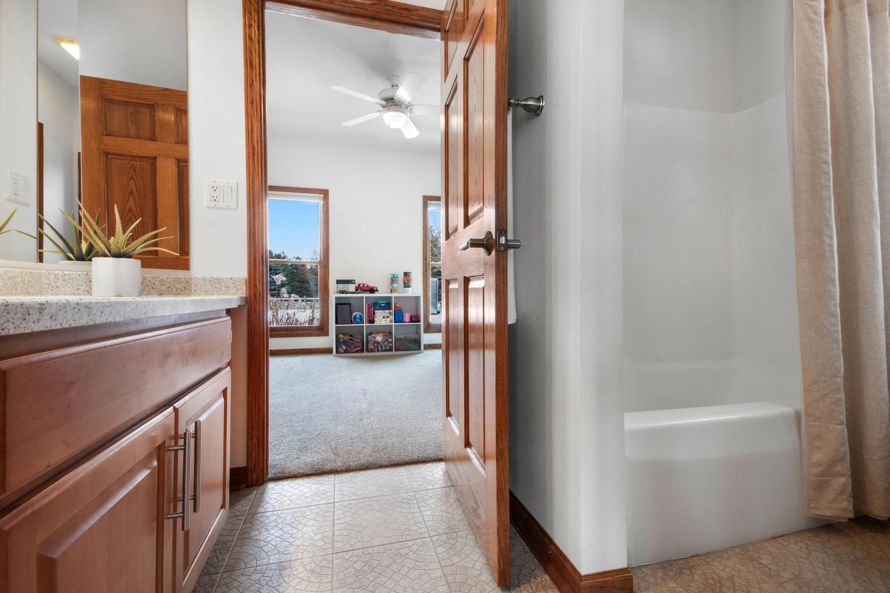 8975 371st Avenue Randall, WI 53181 - Photo 16 of 40 Jack and Jill Bathroom