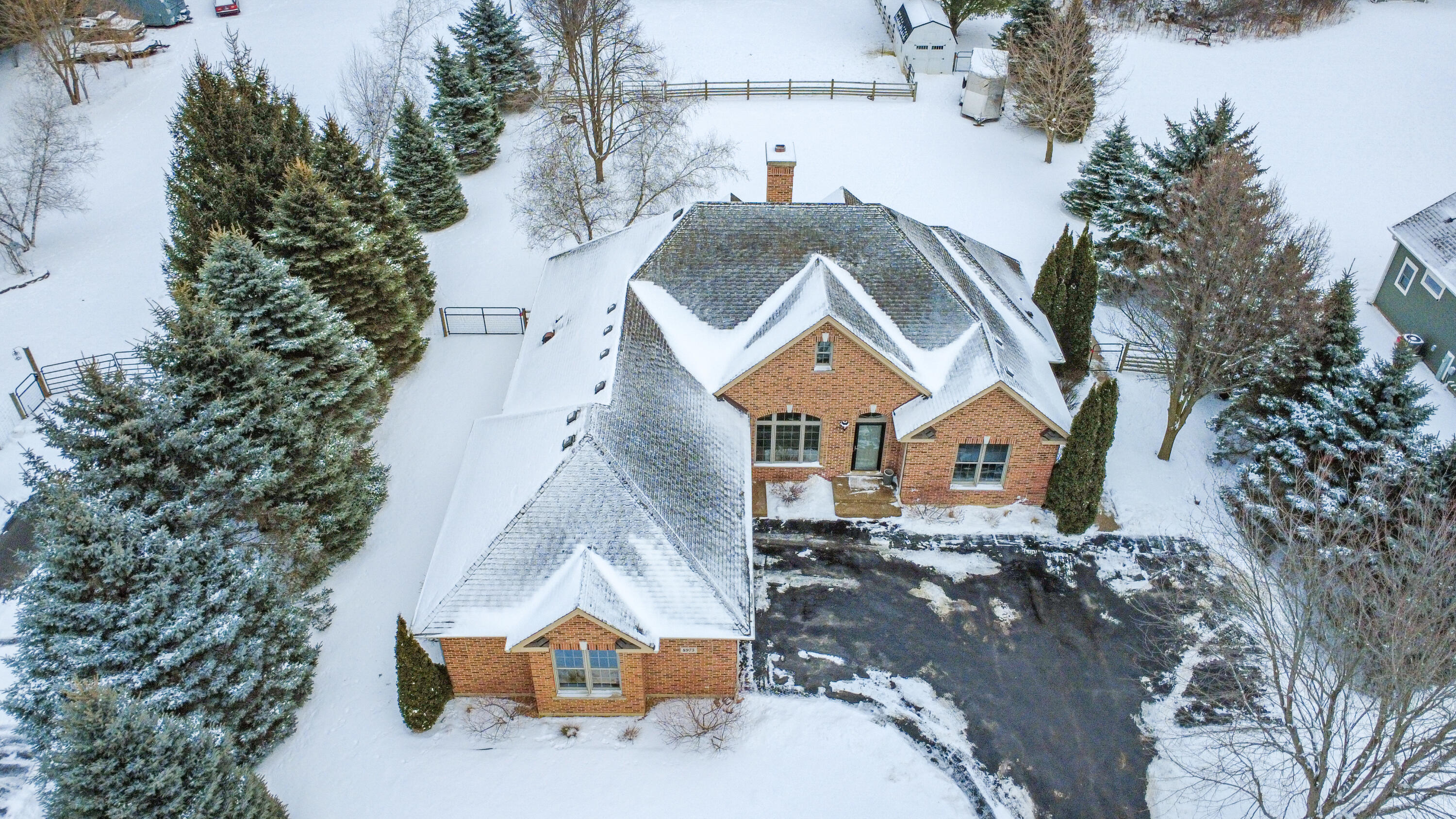 8975 371st Avenue Randall, WI 53181 - Photo 38 of 40 Front Aerial