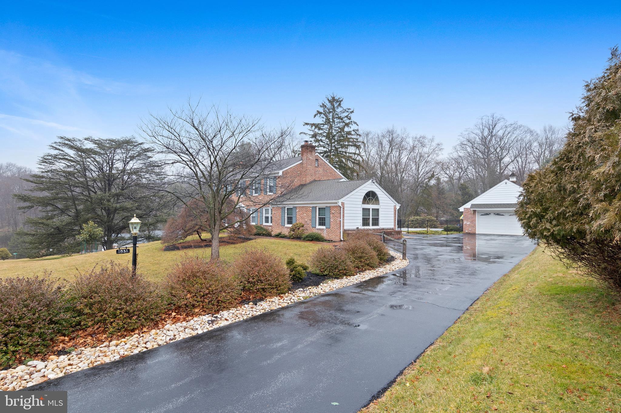1831 Kimberwick Road Media, PA 19063 - Photo 2 of 36 Long driveway allows a lot of parking for guests.